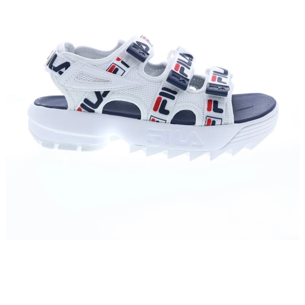 Velcro platform sandals